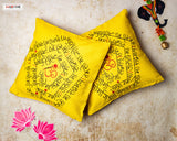 TAMASO MAA JYOTIRGAMAYA - THE SHLOKA EDIT CUSHION COVER PAIR