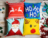 REINDEER ALL THE WAY CUSHION COVER (SOLD AS A SINGLE PIECE)