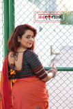 Aane-Navilu-Kubsa (Green & Orange) - Choli