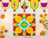 SHUBHAM - RANGOLI FLOOR TILES (SOLD AS A SINGLE PC)