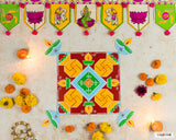 SHUBHAM - RANGOLI FLOOR TILES (SOLD AS A SINGLE PC)