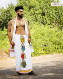 VAATHI - Dhoti & Angavastram set