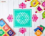 KOLANGAL - RANGOLI FLOOR TILES (SOLD AS A SINGLE PC)