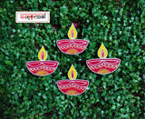 DIYA MINIATURES - RANGOLI FLOOR TILES (SOLD AS SET OF 4)