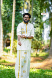 ANAHITA KASAVU SHORT KURTA - GOLD KARA